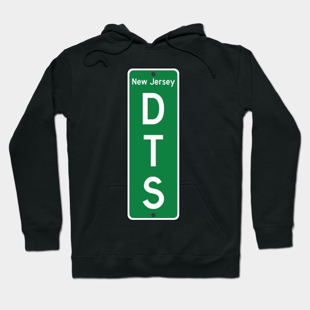 DTS Mile Marker - Down The Shore Hoodie by WalkDesigns